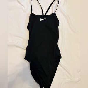 Nike Black Swimsuit with White Logo
